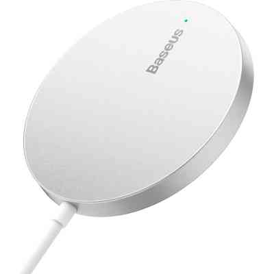 Зарядное устройство Baseus Simple Mini3 Magnetic Wireless Charger 15W Silver (CCJJ040012) Винница