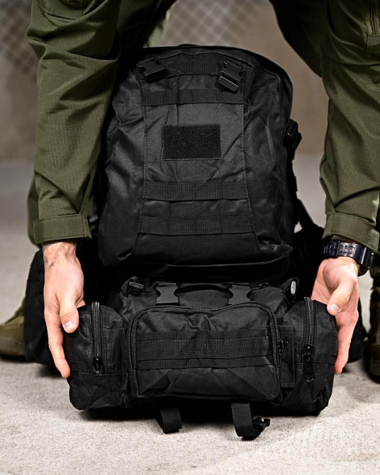Рюкзак тактичний bresh black 55Л ПП8053 Одеса - фото 6