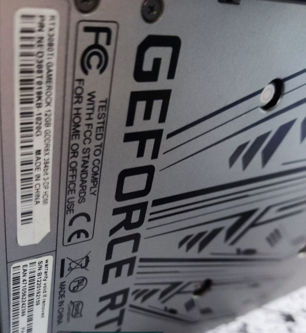 Видеокарта RTX 3080ti Palit GameRock 12Gb. Харьков - изображение 2