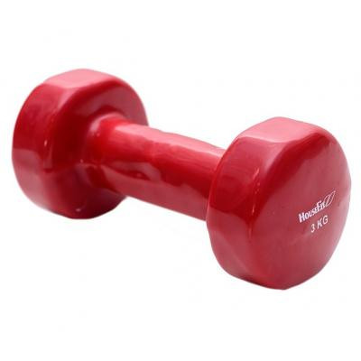 Гантель HouseFit з вініловим покриттям 3 кг (D086/DD6948-3) Винница - изображение 1