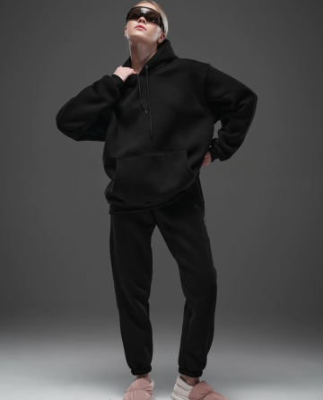 Костюм оверсайз Police on Fire – худи и джоггеры с принтом горящий Приус Черновцы