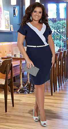 Гарне плаття з V-подібним вирізом великого розміру (50) Київ