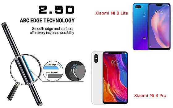 Защитное стекло ArmorGlass для Xiaomi Mi 8 Lite, Mi 8 Pro – устойчивое к царапинам и ударам Киев