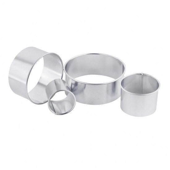 Металеві форми для оформлення страв кільця 4 шт Вінниця - фото 3