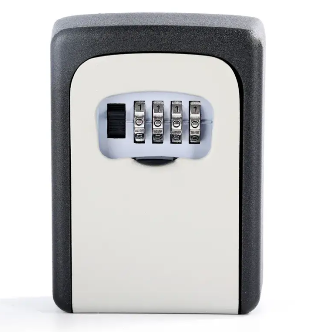 Наружный мини сейф Optimus CH-801 с кодовым замком (120 х 85 х 40мм) Серый Киев - изображение 1