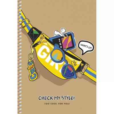 Тетрадь Школярик А5 Student без линирования 96 листов (A5-SC-096-6115) Винница