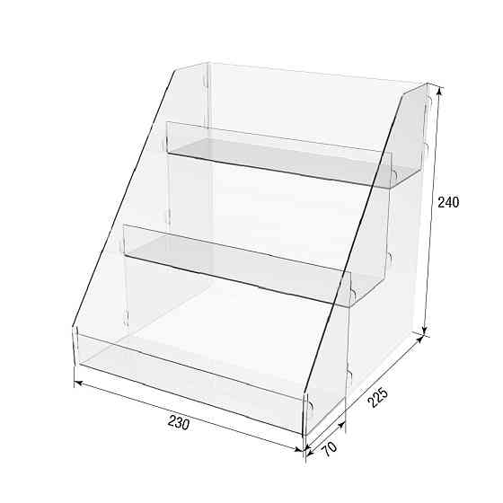 Товарна горка EKOSTAR на 3 полки 230х225х240 Київ