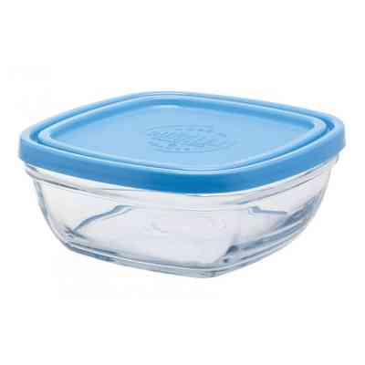 Харчовий контейнер Duralex Lys Carre Quadrate Blue 1150 мл 17 см (9022AM06) Вінниця