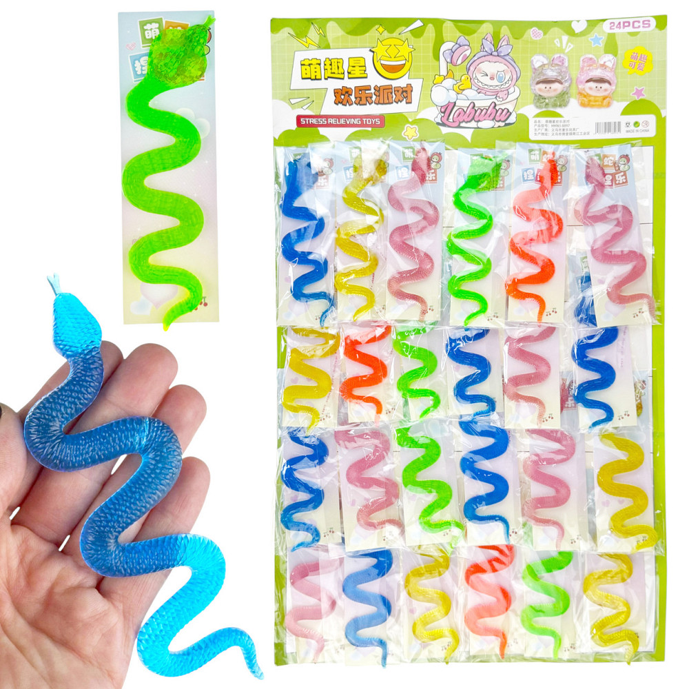 Игрушка Змея пластиковая 24 шт Киев - изображение 1