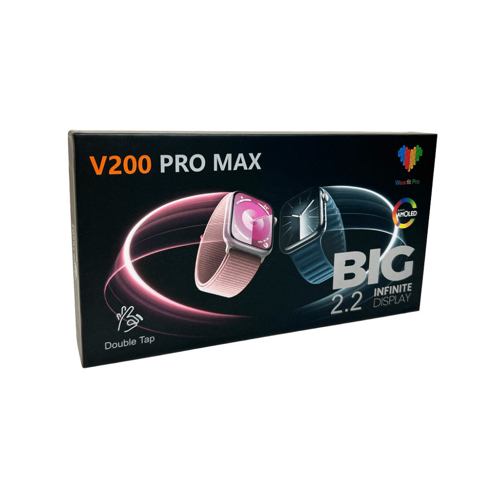 Смарт-годинник BIG V200 Pro Max 44mm. 220 mAh. IP65 Pink Киев - изображение 2