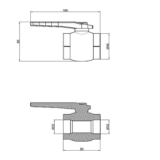 Кран кульовий PPR Thermo Alliance 32 Київ