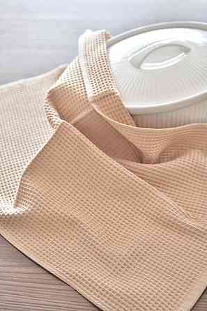 Вафельний рушник Ideal Textile 40х60 см 240 г/м2 (56860817) Бежевий Чернівці