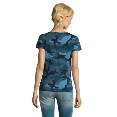 Футболка Sol's Camo women синій камо S (01187536S) Вінниця - фото 3