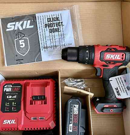Ударный бесщеточный шуруповерт SKIL HD529402 PWR Core 20, 2Ah батарея. Харьков