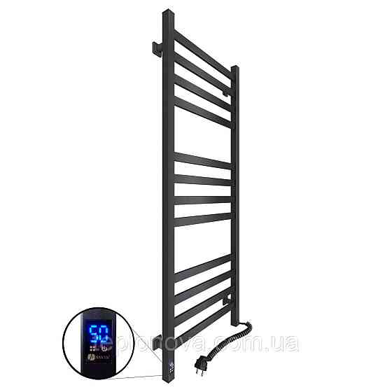 Сушарка для рушників Авангард 480х1200 Sensor права з таймером, чорний муар Чернівці