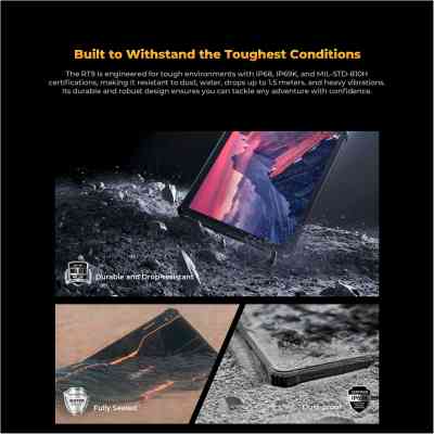 Планшет OUKITEL RT9 10.1" 6/256GB LTE Black (6931940766845) Винница