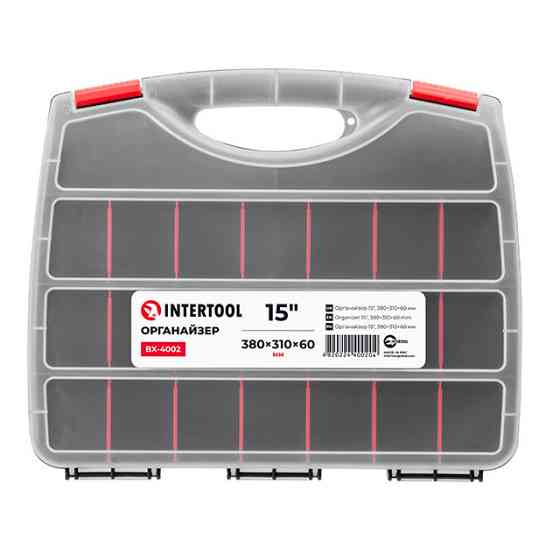 Органайзер 15" 380*310*60 мм INTERTOOL BX-4002 Київ