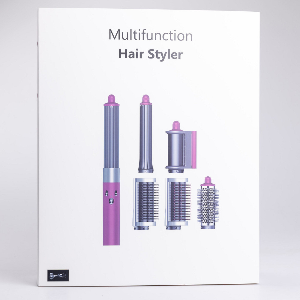 Мультистайлер для волос Airwrap Complete Long 6 насадок, розовый X9P Киев - изображение 10