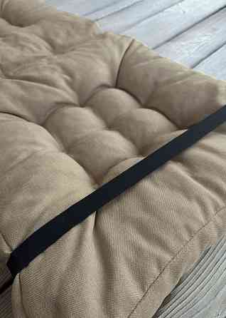 Подушка для стільців (50x120х8 см) подвійна Decorator Sawana колір бежевий 84-140 Київ