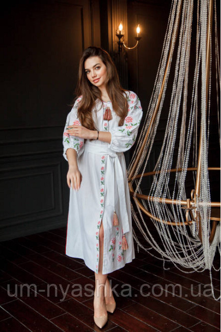 Біле вишите плаття Світанок біла Кривий Ріг - фото 4