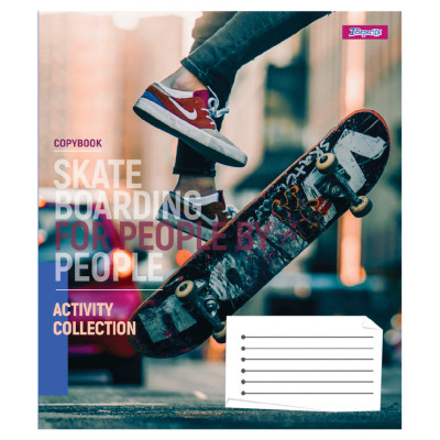 Тетрадь 1 вересня SkateboardingА5 48 листов клетка (768177) Винница - изображение 6