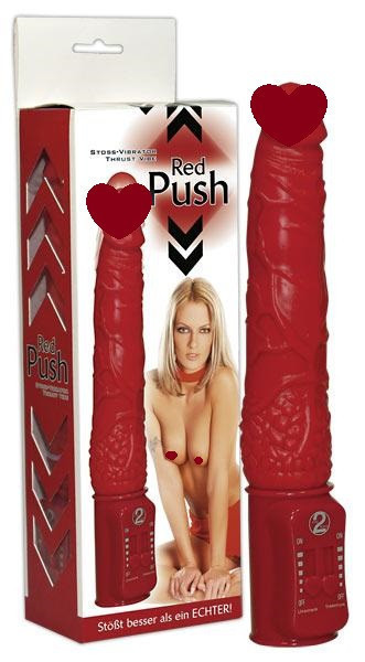 Вібратор з поштовхом RED PUSH Sex Aura Київ - фото 1
