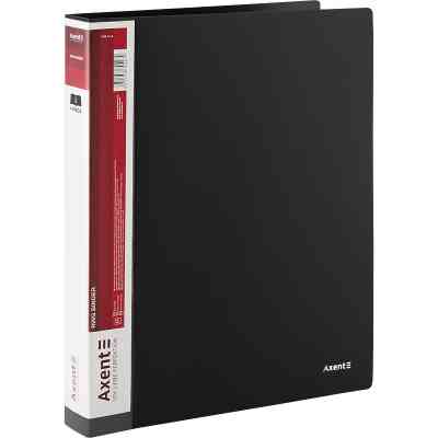 Папка на кольцах Axent А4 с 4-мя кольцами 700 мкм 35 мм Черная (1208-01-A) Винница