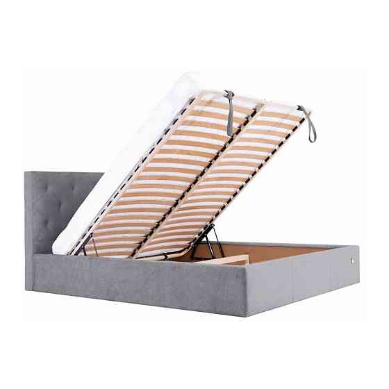 Кровать BristolDesign Rosto VIP с дополнительной металлической цельносварной рамой 140x200 серый Киев