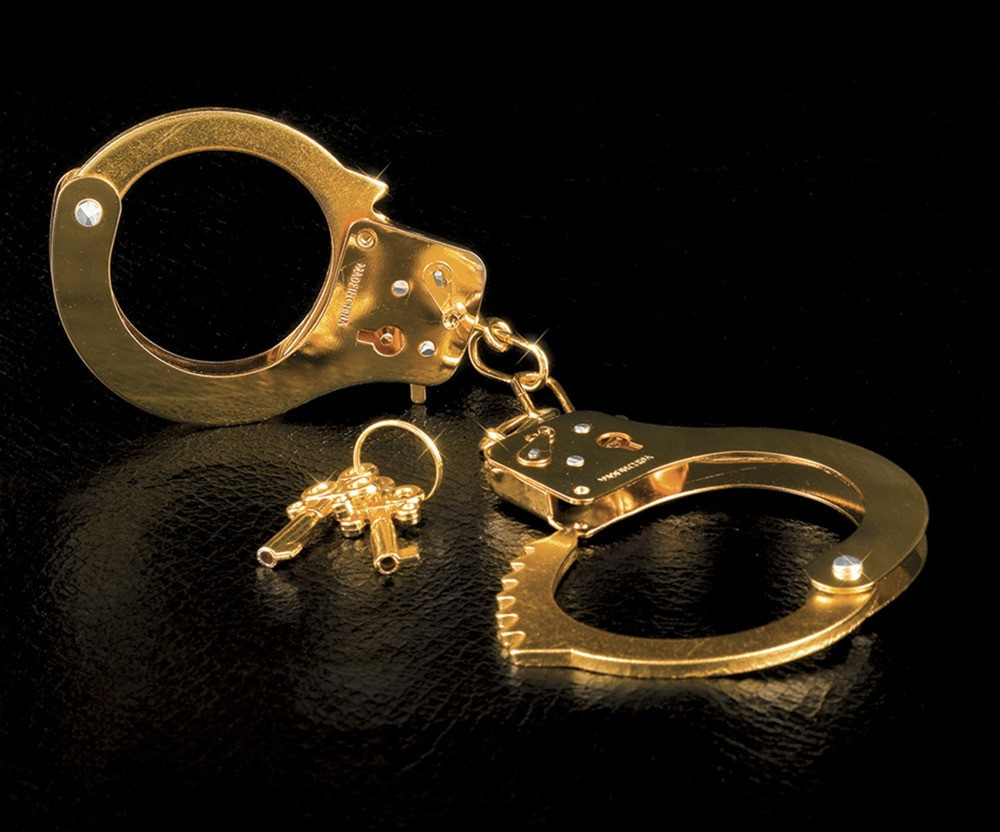 Наручники - Fetish Fantasy Gold Metal Cuffs Sex Aura Київ - фото 3