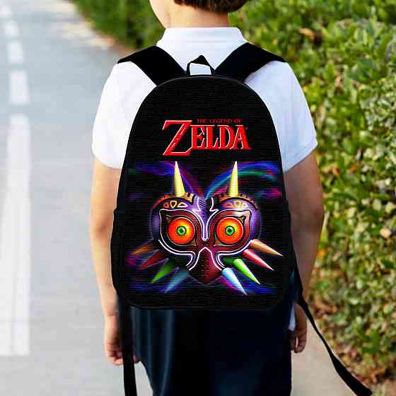 Рюкзак дитячий Зельда "The Legend of Zelda" 34х27см, міський ранець для хлопчика з принтом (00449) Київ