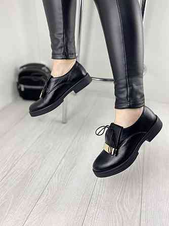 Olli Туфлі жіночі OLLI T-1-2450 чорні (весна-осінь, шкіра натуральна) (3238) Коломыя