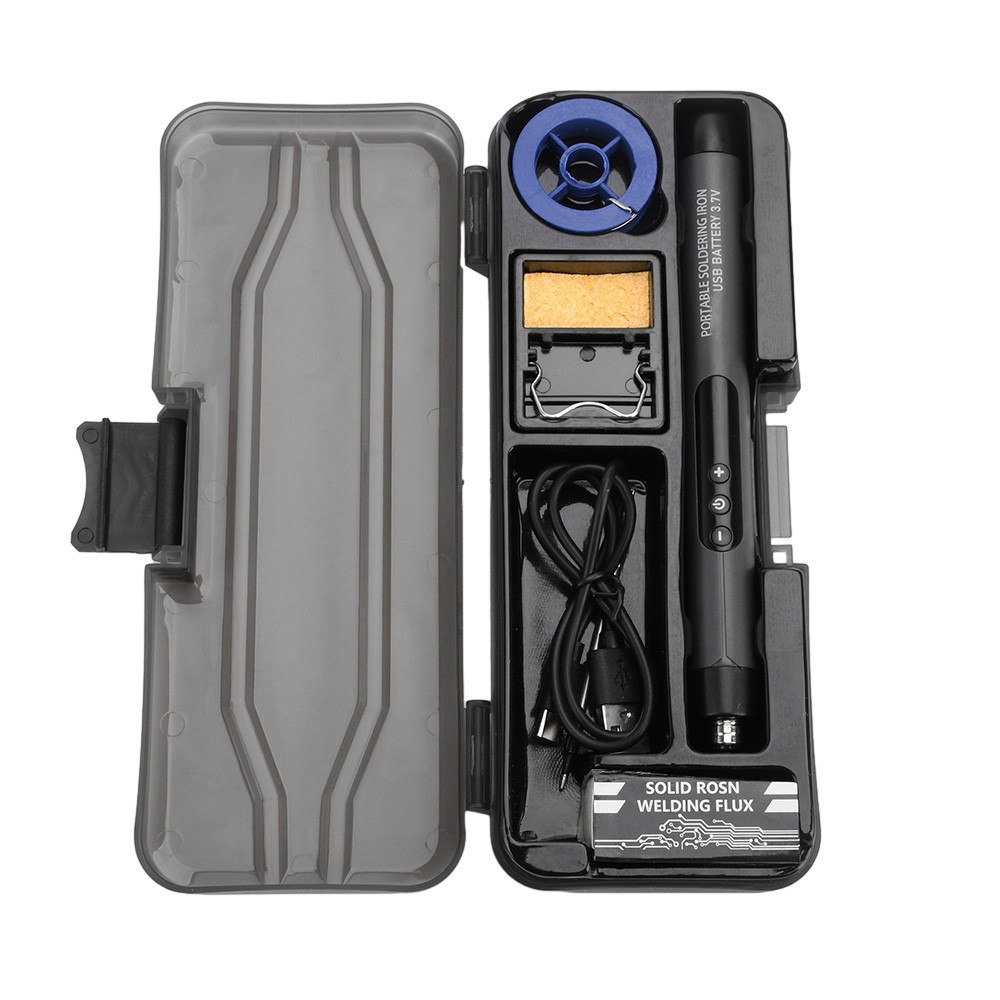 Паяльник с регулировкой температуры 8Вт, USB, 260-420°C, C200S G SET / Портативный паяльник / USB паяльник Киев - изображение 8