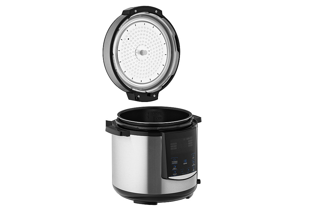 Мультиварка-скороварка ARDESTO, 900Вт, чаша-6л, електронне керув., книга рецептів, метал/пластик, сірий Киев - изображение 5