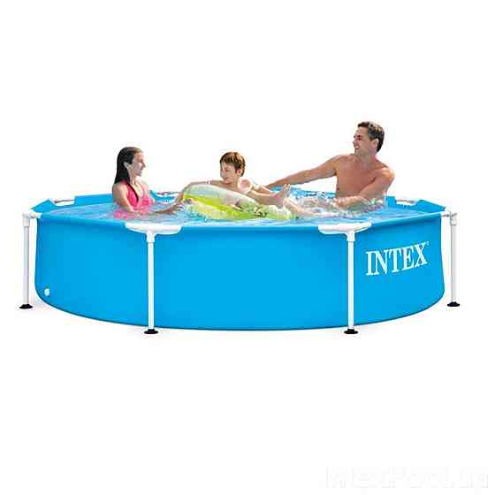 Каркасный круглый бассейн 244х51 см Intex 28205 Киев