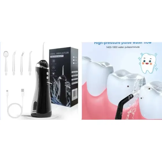 Ирригатор портативный Waterpik Cordless Advanced Water Flosser Black WP-562 Коломия