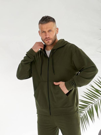 Чоловічий весняний костюм на замку Хакі 46/48 Харків