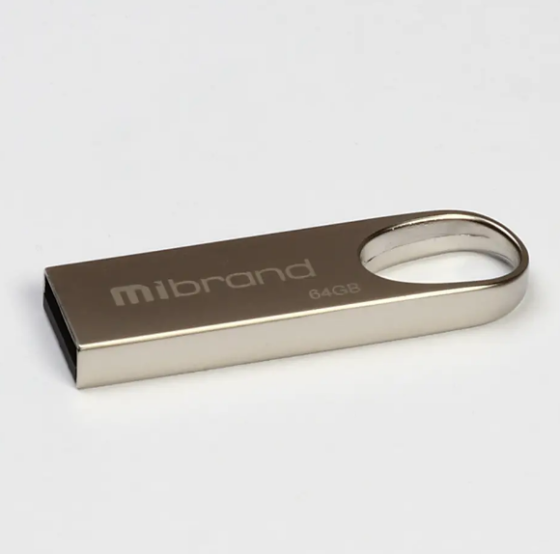 Флешка 64Гб USB 2.0 срібний Irbis Mibrand Житомир