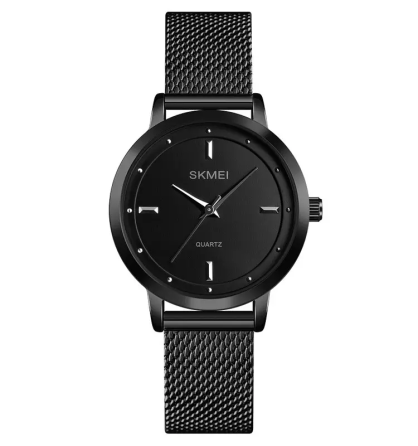 Женские наручные часы Skmei 1528 (Черные) Киев