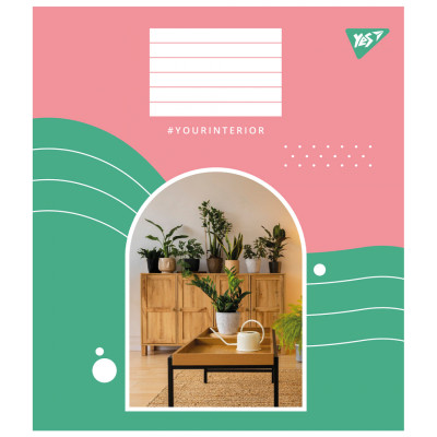 Зошит Yes Your interior А5 96 аркушів лінія (767182) Вінниця - фото 4