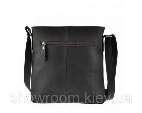 Чоловіча сумка планшетка Wild Leather (116) шкіряна чорна Київ