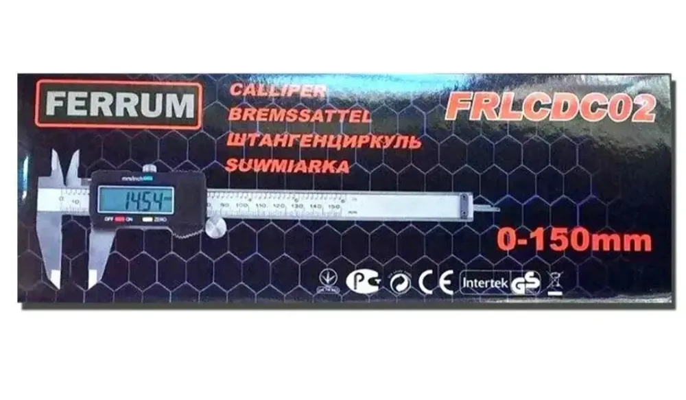 Штангенциркуль цифровий FERRUM 150 мм – електронний, точність 0,02 мм Львів - фото 6