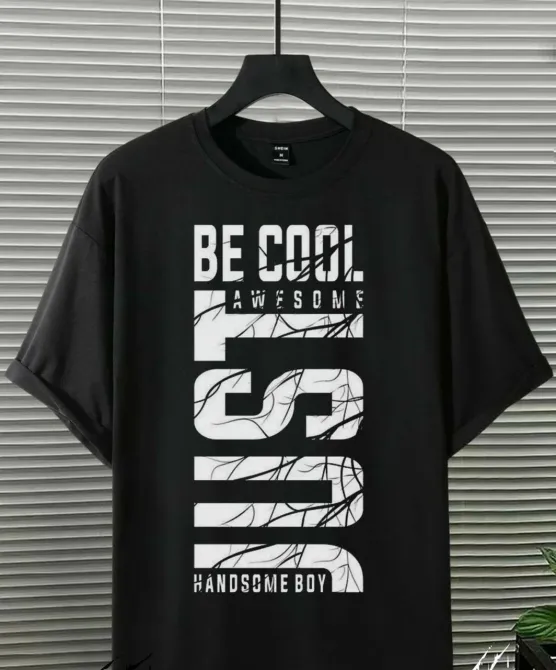 Футболка чоловіча с принтом  46 Чорний 2664091132 Дніпро - фото 1