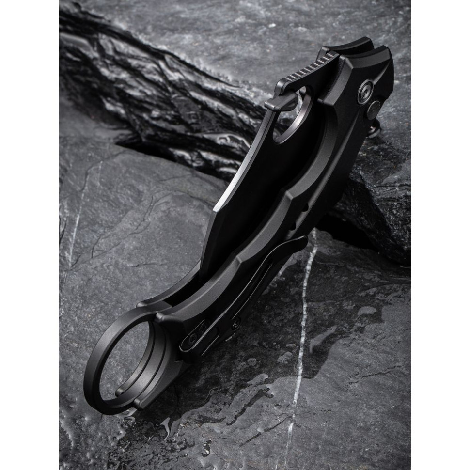 Ніж складаний кишеньковий Civivi Incisor II, (5.1 см) Nitro-V / Aluminum чорний Киев - изображение 14