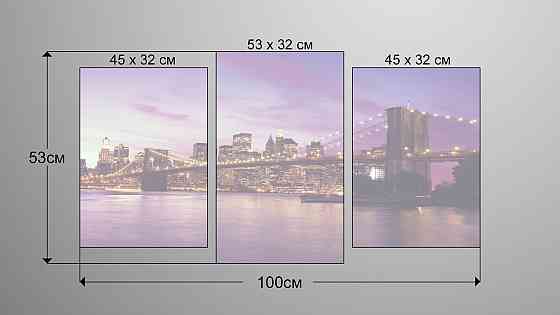 Модульная картина Город Art-38_3 Киев