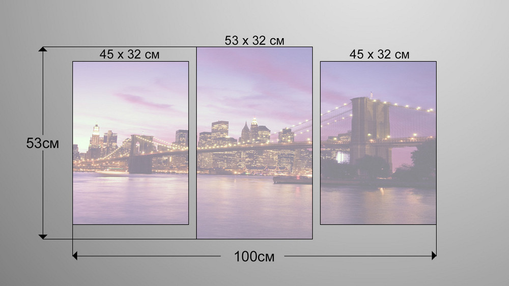 Модульная картина Город Art-38_3 Киев - изображение 3