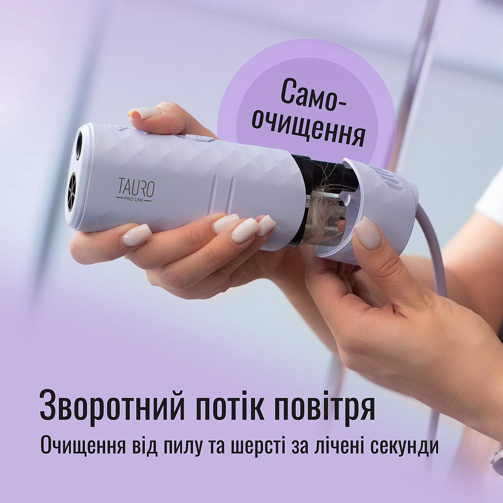 Tauro Pro Line Універсальний фен для тварин із гнучкою системою кріплення на шиї, з вилкою ЄС, помаранчевий Киев - изображение 7