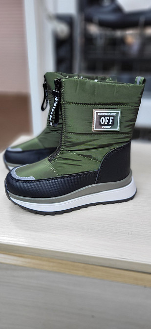 Детские  зимние дутики милитари хаки 27,28,30 Николаев - изображение 1