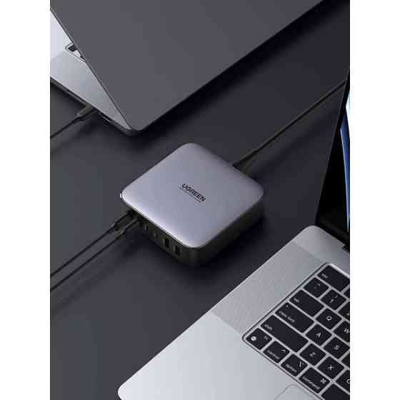 Зарядний пристрій 6xUSB 200W GaN (4хUSB-C+2xUSB-A) CD271 Ugreen (40914) Київ