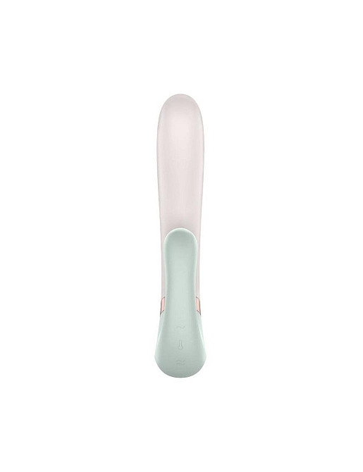 Смарт вібратор-кролик із підігрівом Satisfyer Heat Wave Mint Sex Aura Київ - фото 3