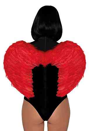 (SALE) Крила дияволиці Leg Avenue devil wings Red, справжнє пір’я Sex Aura Київ